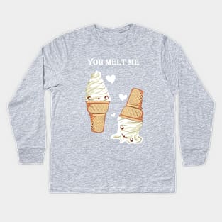 You melt me Kids Long Sleeve T-Shirt